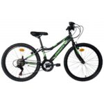 Energy Παιδικό Ποδήλατο Thunder 24'' Μαύρο/Πράσινο 21speed