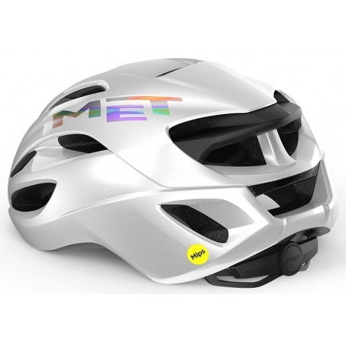 MET Rivale Mips White Holographic/Glossy