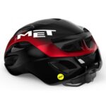 MET Rivale Mips Black/Red Metallic/Glossy