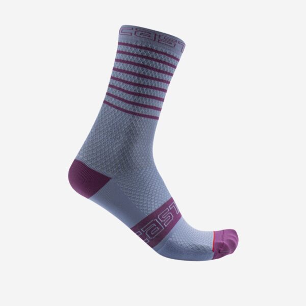 Castelli κάλτσες ποδηλασίας SUPERLEGGERA Woman 12 Sock violet mist