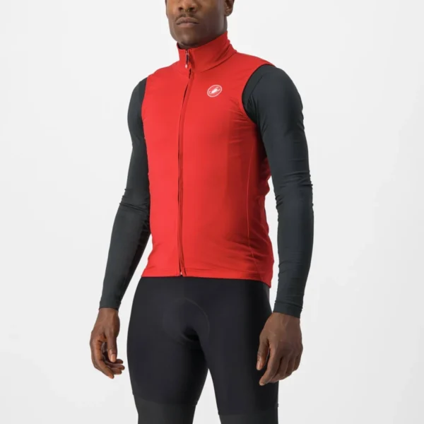 Castelli Pro Thermal Mid Vest pompeian red