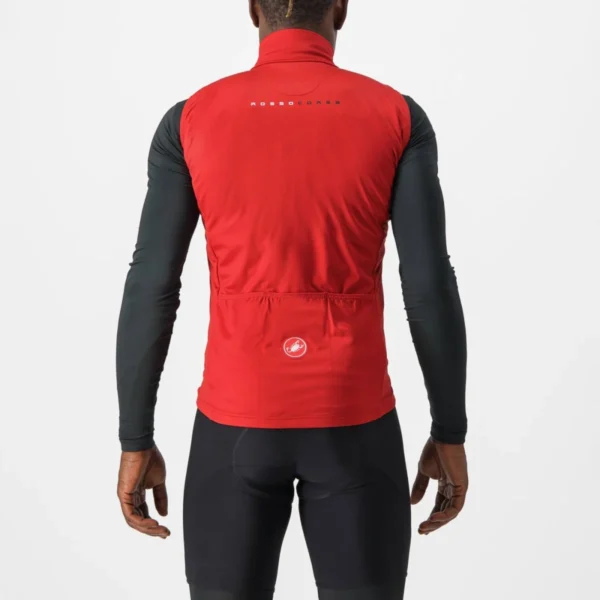 Castelli Pro Thermal Mid Vest pompeian red