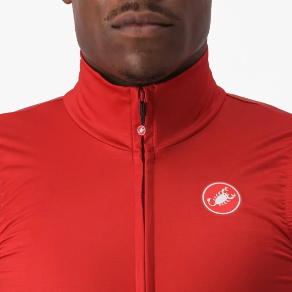 Castelli Pro Thermal Mid Vest pompeian red