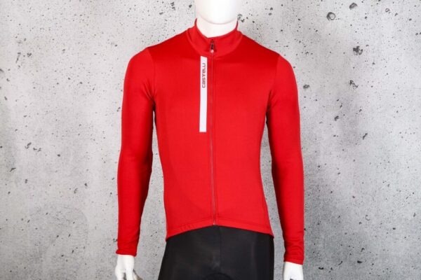 Castelli Entrata Thermal Jersey pompeian red