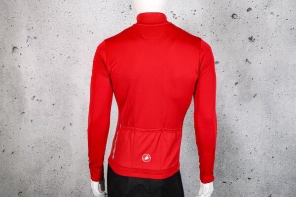 Castelli Entrata Thermal Jersey pompeian red