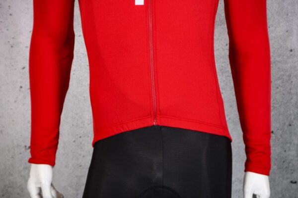 Castelli Entrata Thermal Jersey pompeian red