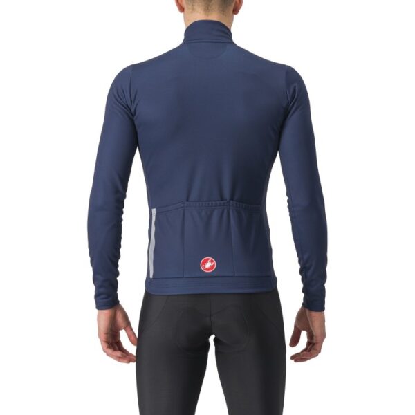 Castelli Entrata Thermal Jersey belgian blue/silver grey