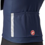 Castelli Entrata Thermal Jersey belgian blue/silver grey