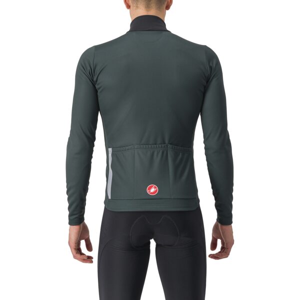 Castelli Entrata Thermal Jersey rover green/black