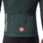 Castelli Entrata Thermal Jersey rover green/black