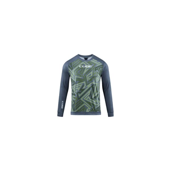 CUBE μπλούζα ποδηλασίας ATX ROUND NECK JERSEY long sleeve