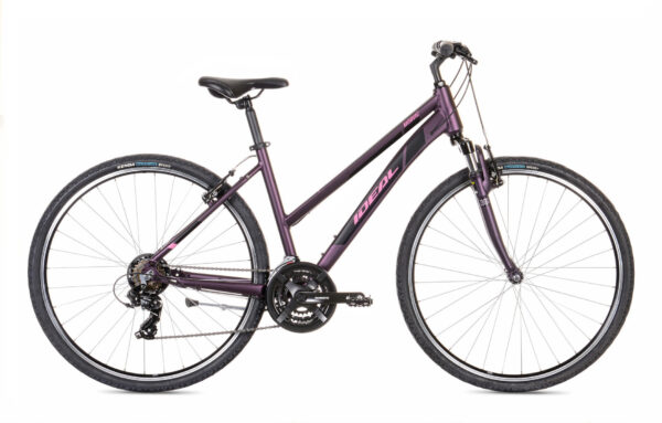 Ideal ποδήλατο trekking Moovic Lady Satin Purple