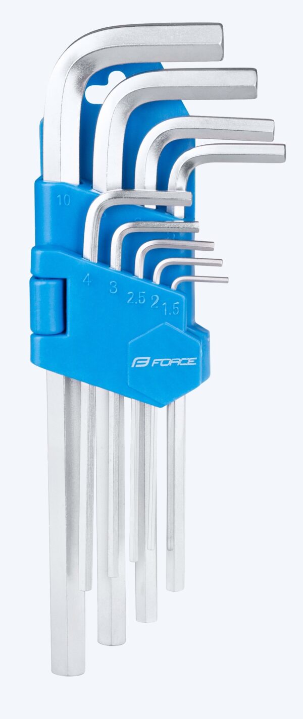 Force σετ κλειδιά Αllen 1,5/ 2/ 2,5/ 3/ 4/ 5/ 6/ 8/ 10mm.