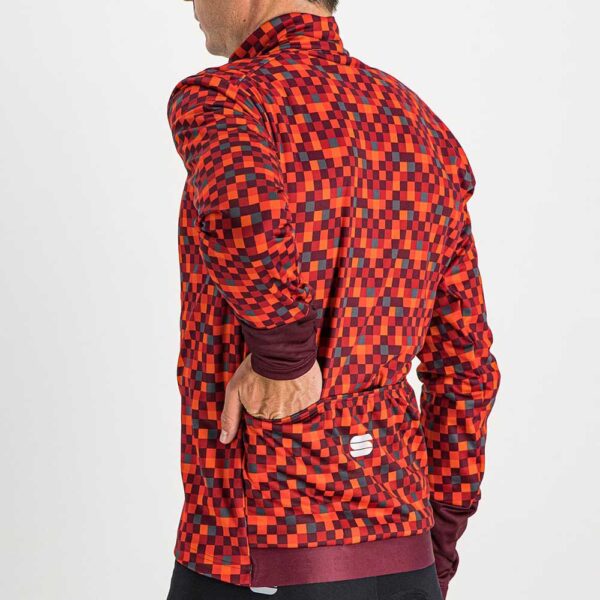 Sportful Jacket ποδηλασίας Pixel Red Wine