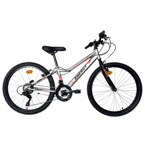 Energy Παιδικό Ποδήλατο Thunder 24'' Ασημί 21speed