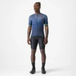 Castelli Μπλούζα Ποδηλασίας Orizzonte Jersey BELGIAN BLUE/LIGHT STEEL BLUE