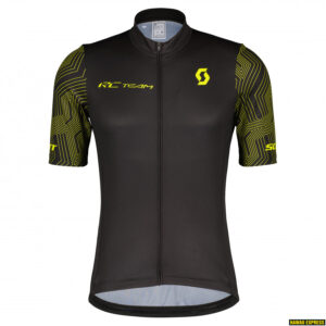 Scott Μπλούζα Ποδηλασίας RC TEAM 10 SS Μαύρο/Κίτρινο