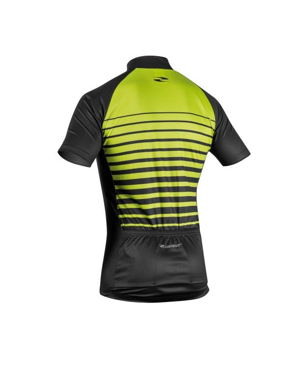 Gist Μπλούζα Ποδηλασίας Stripe Black/Yellow