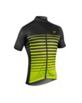 Gist Μπλούζα Ποδηλασίας Stripe Black/Yellow