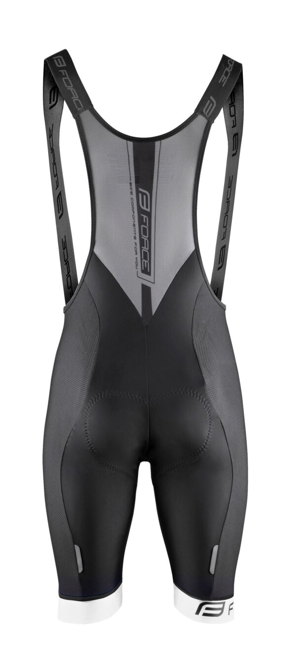 Force B 51 Bibshort Black/White κολάν ποδηλασίας