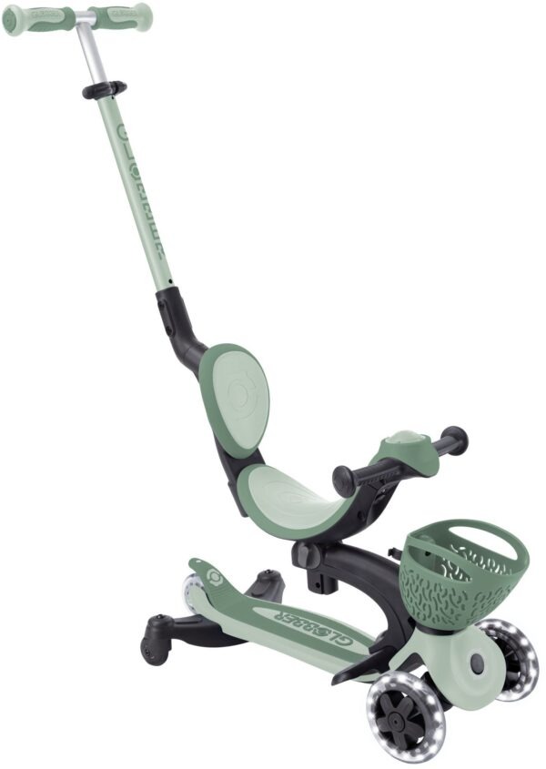 Globber Scooter Go.Up Baby Lights 360 Olive