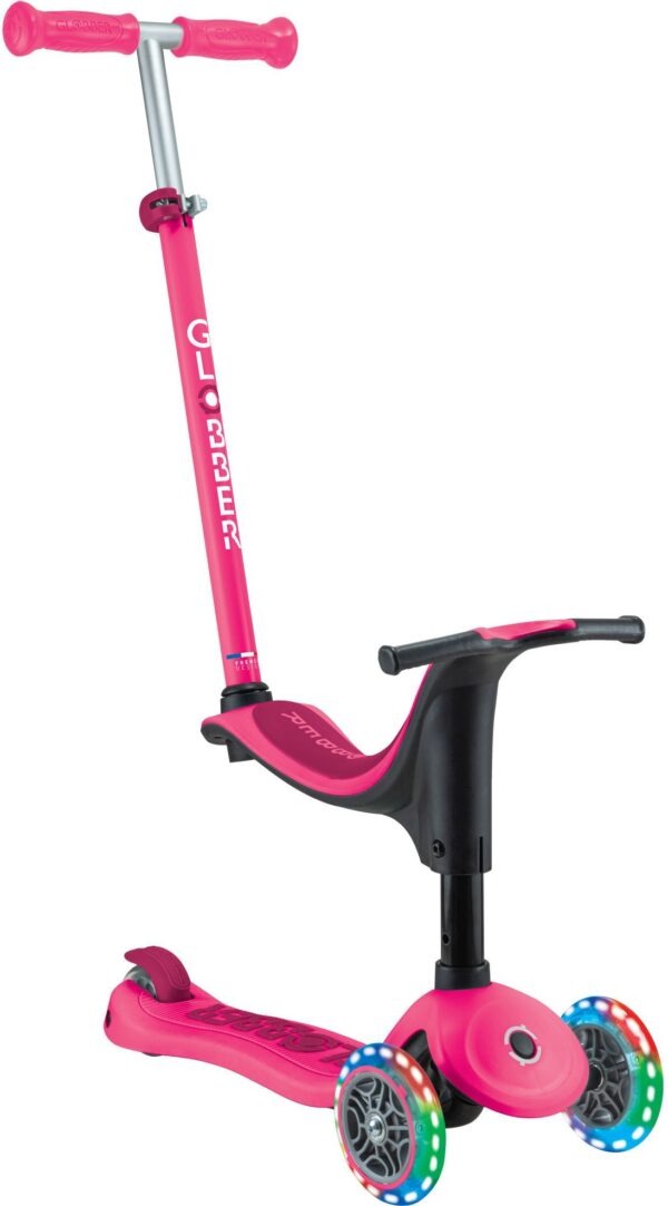 Globber Scooter Go.Up Sporty Lights Funchsia