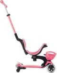 Globber Scooter Go.Up Baby Lights 360 Coral Pink