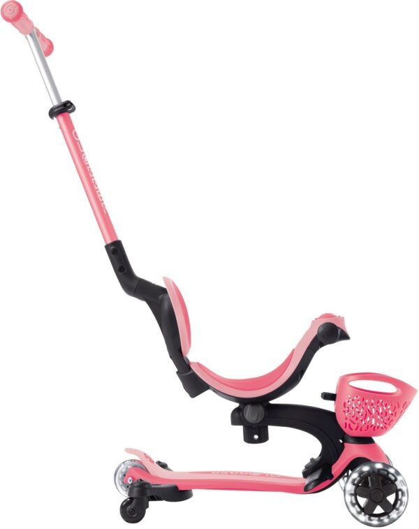 Globber Scooter Go.Up Baby Lights 360 Coral Pink