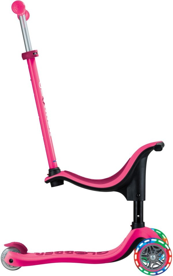 Globber Scooter Go.Up Sporty Lights Funchsia