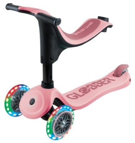 Globber Scooter Go.Up Sporty Lights Pastel Pink