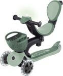 Globber Scooter Go.Up Baby Lights 360 Olive