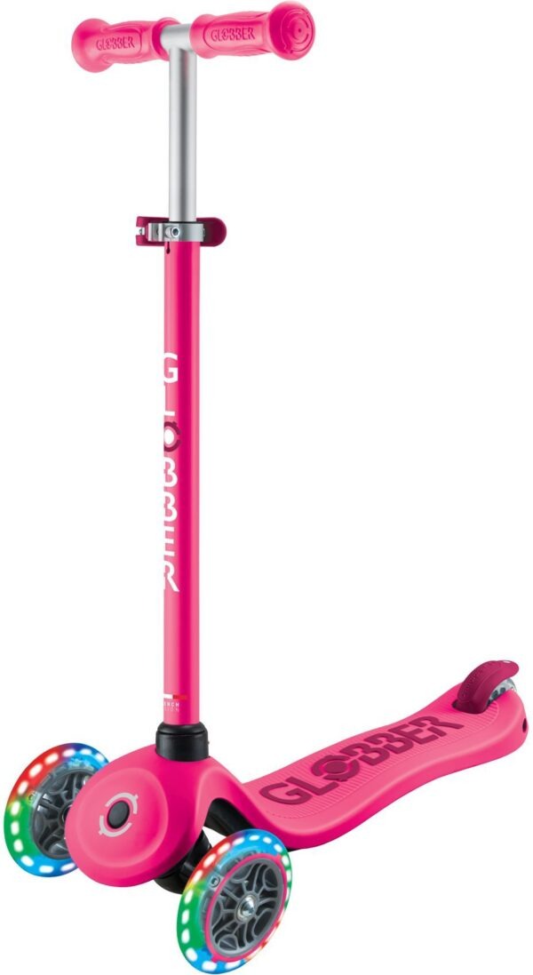 Globber Scooter Go.Up Sporty Lights Funchsia