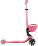 Globber Scooter Go.Up Baby Lights 360 Coral Pink