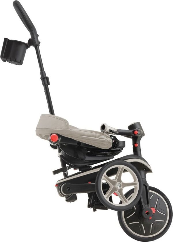 Globber Τρίκυκλο Trike Explorer Foldable 4 In 1 Taupe