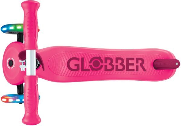 Globber Scooter Go.Up Sporty Lights Funchsia