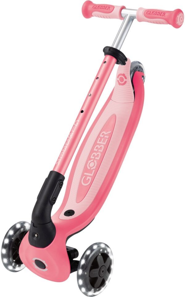Globber Scooter Go.Up Baby Lights 360 Coral Pink