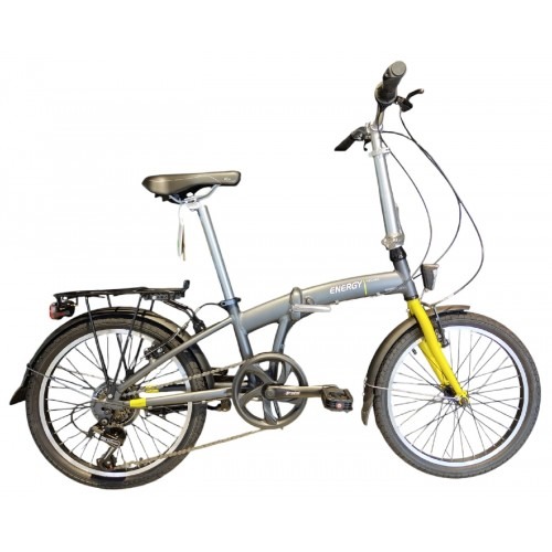Energy Ποδήλατο Σπαστό Elegance 20" Grey 'n' Sunshine Yellow