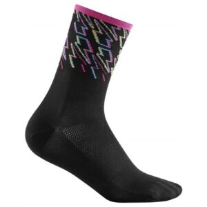 Cube High Cut Socks Blackline (Black 'n' Blue 'n' Pink) - 12261
