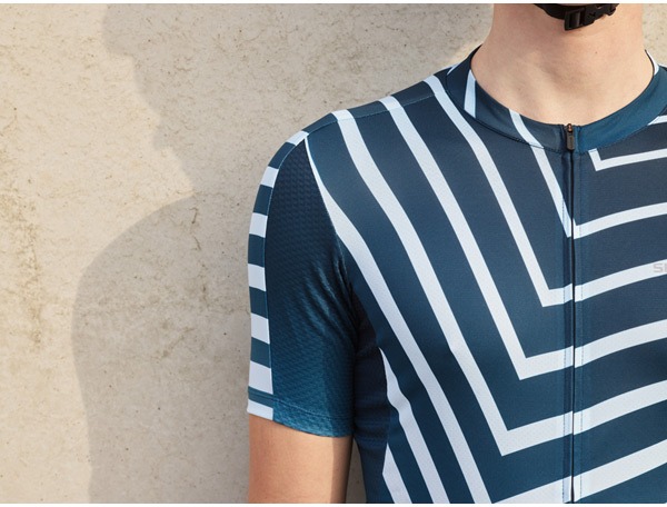 Shimano Μπλούζα Ποδηλασίας Aerolite short sleeve jersey Navy Zebra
