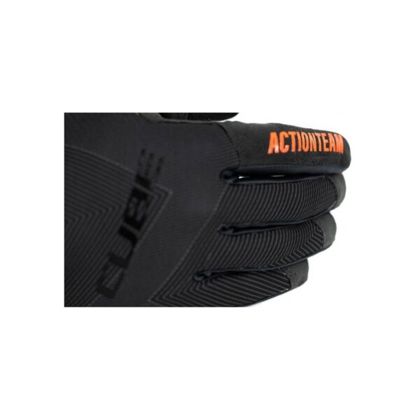 Γάντια Cube Performance Long Finger BLACK ORANGE ACTIONTEAM 11117