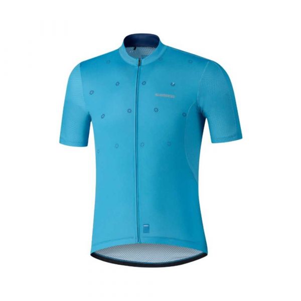 Shimano Μπλούζα Ποδηλασίας Aerolite short sleeve jersey Blue