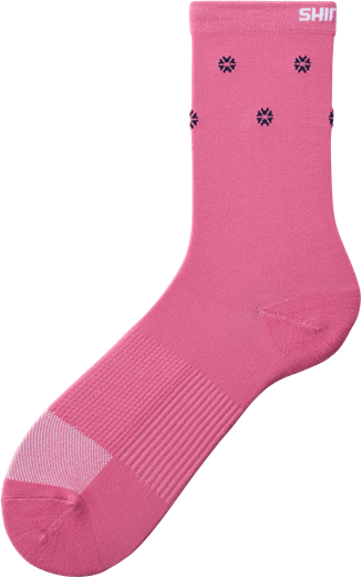 Shimano Κάλτσες Ποδηλασίας Original Tall Socks Pink/Navy Dot