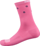 Shimano Κάλτσες Ποδηλασίας Original Tall Socks Pink/Navy Dot