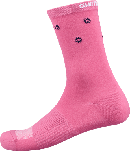 Shimano Κάλτσες Ποδηλασίας Original Tall Socks Pink/Navy Dot