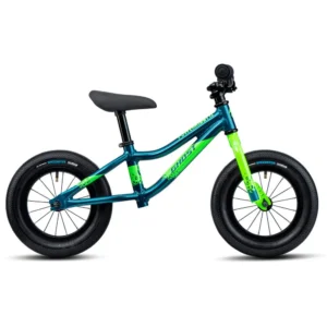 GHOST Ποδήλατο Ισορροπίας Powerkiddy 12 Dirty Blue / Metalic Lime Glossy