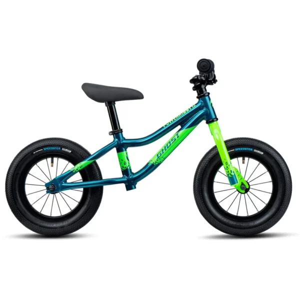 GHOST Ποδήλατο Ισορροπίας Powerkiddy 12 Dirty Blue / Metalic Lime Glossy