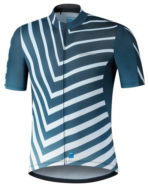 Shimano Μπλούζα Ποδηλασίας Aerolite short sleeve jersey Navy Zebra