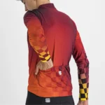 Sportful Μπλούζα Ποδηλασίας ROCKET THERMAL Jersey Full Zip L/S -  Red Wine