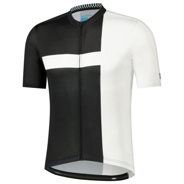 Shimano Μπλούζα Ποδηλασίας Aerolite short sleeve jersey Black White