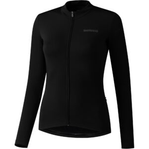 Shimano Kaede Thermal Long Sleeves Jersey Women - black